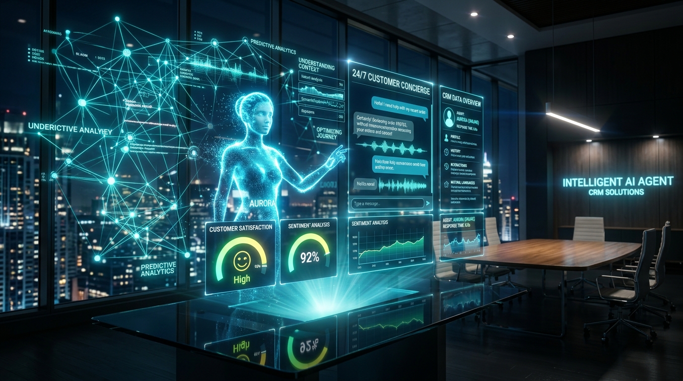 24/7 Intelligent Omni-Channel Customer CRM AI Agent