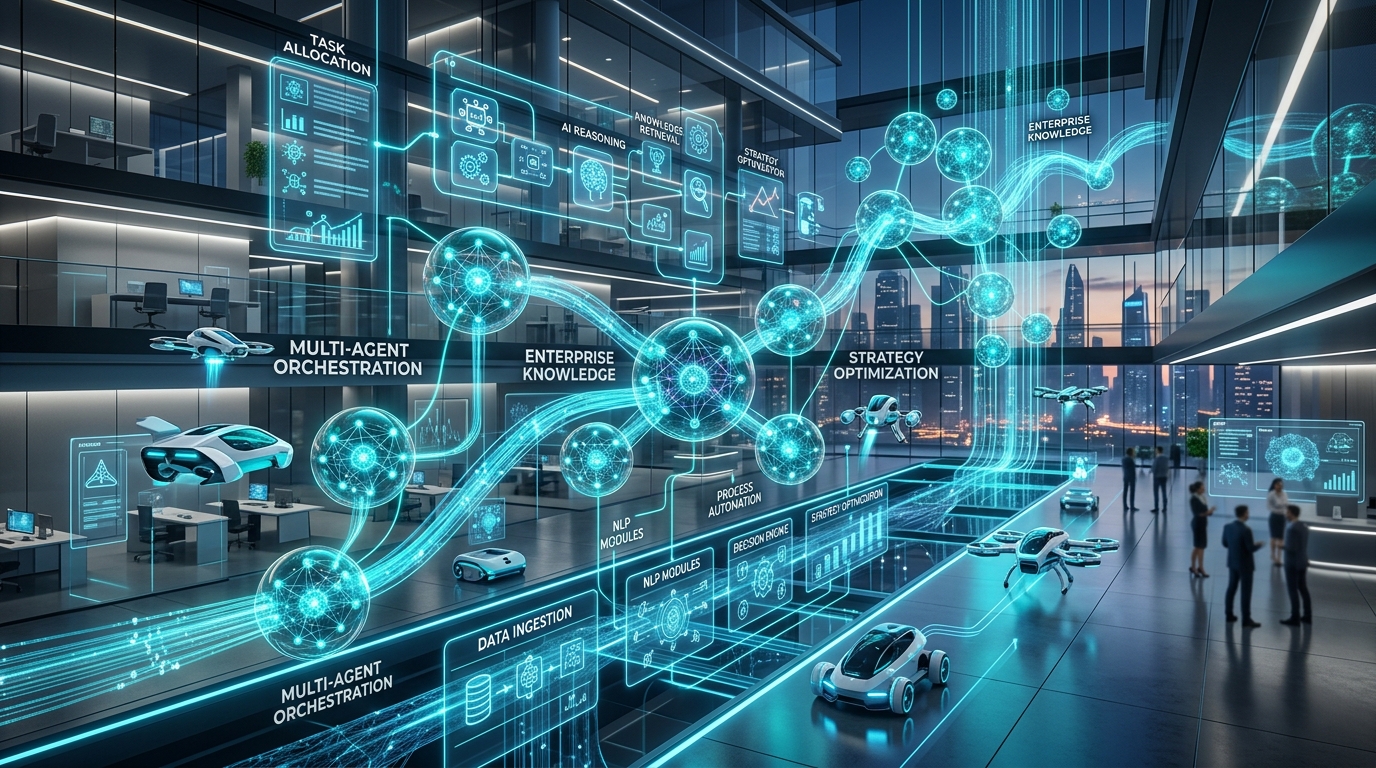 Autonomous Multi-Agent Enterprise Swarm