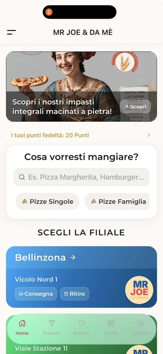 Mr Joe & Da Me React Native Food Delivery App