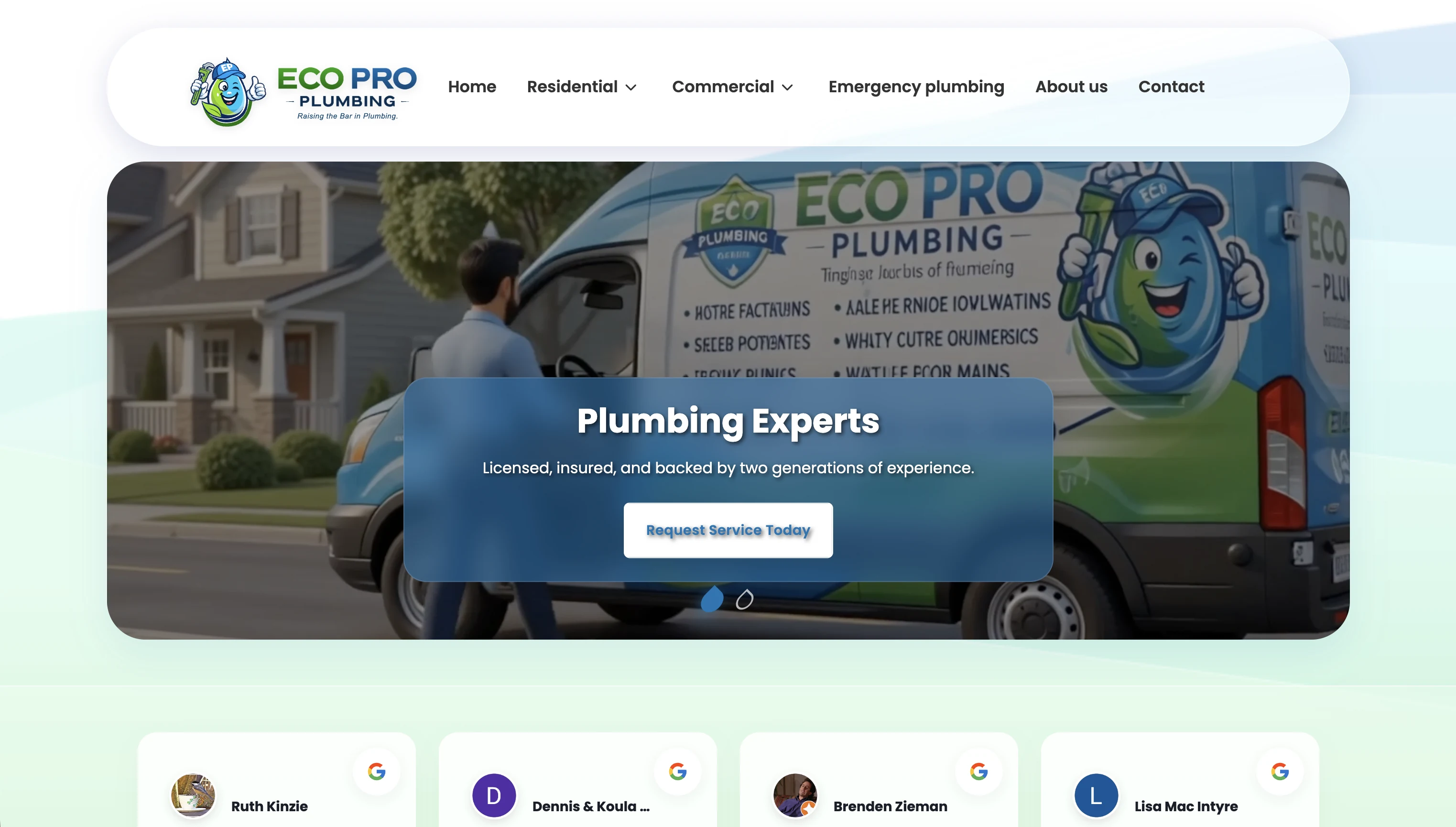 EcoPro Plumbing High Conversion Platform