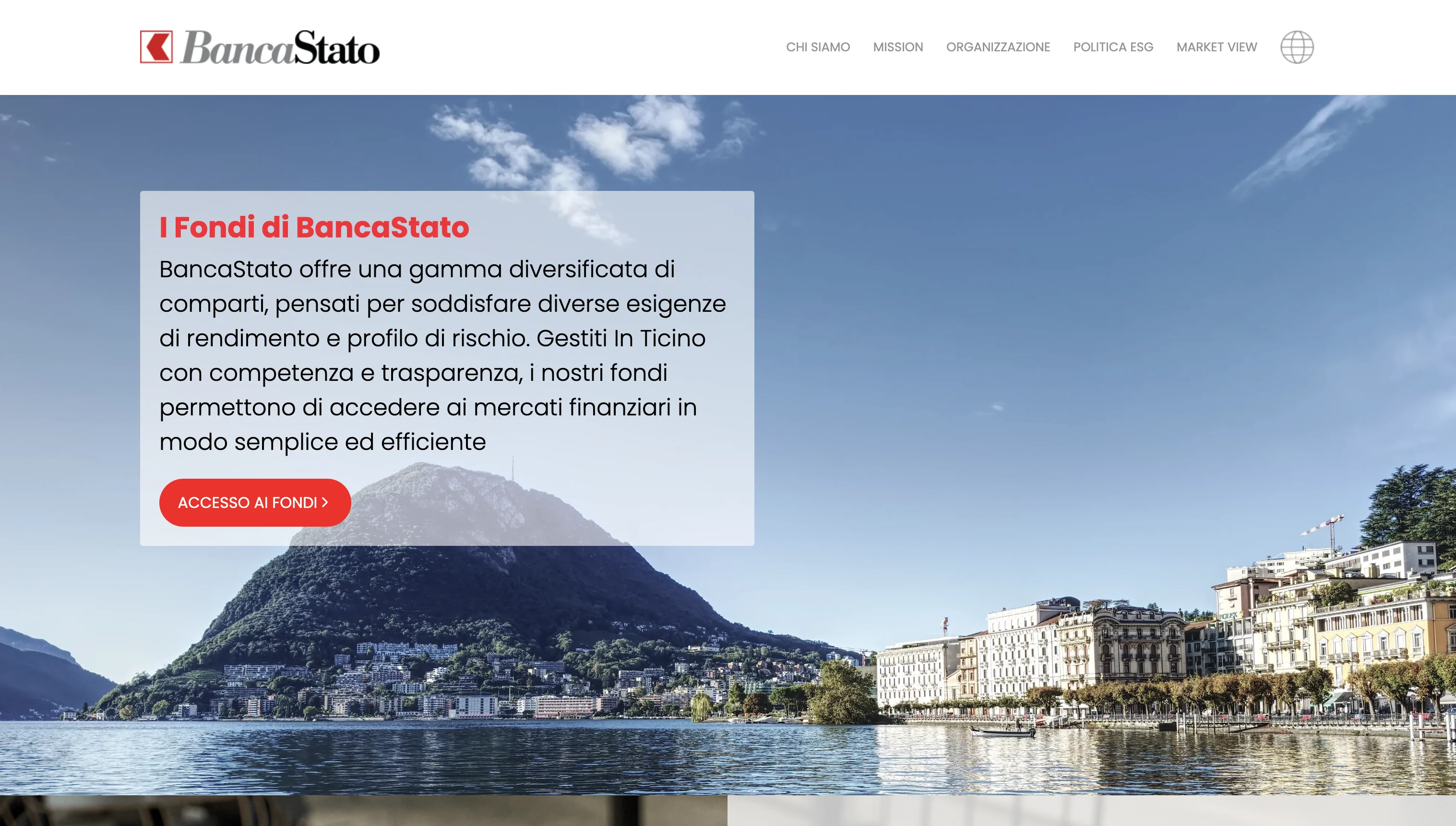 Fondi BancaStato Web Design